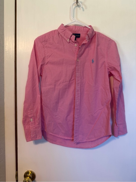 Ralph Lauren Other - Ralph Lauren Pink Gingham Button-Down Shirt - Boys